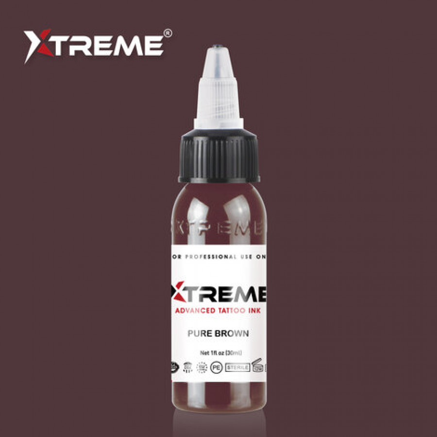 Тату краска Xtreme Ink Pure Brown